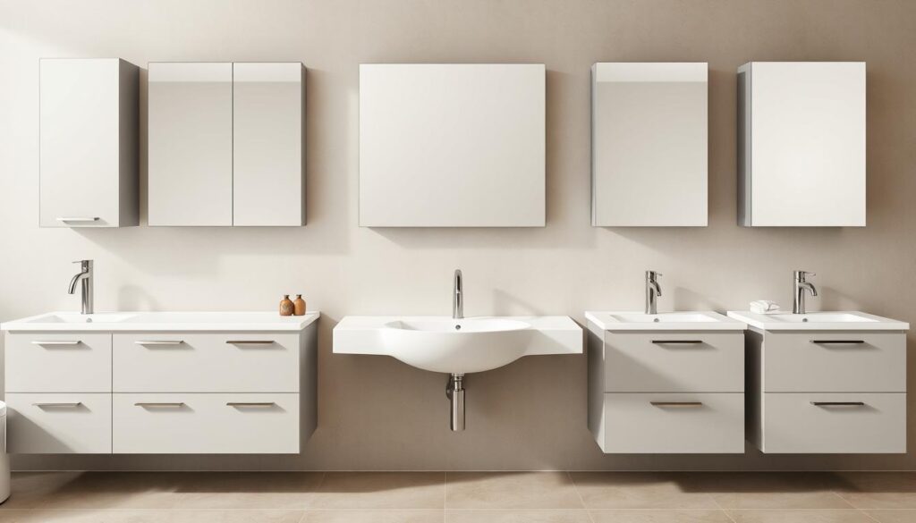 A neatly arranged modern vanity basin installation setup showcasing various styles and finishes against a neutral background. The basin is surrounded by high-quality chrome faucets, mirrored cabinets, and sleek vanity units in a minimalist, contemporary design. Soft, natural lighting from overhead illuminates the scene, highlighting the textures and materials. The overall atmosphere conveys a sense of sophistication and attention to detail typical of a professional bathroom installation in an upscale South African residence. A neatly arranged modern vanity basin installation setup showcasing various styles and finishes against a neutral background. The basin is surrounded by high-quality chrome faucets, mirrored cabinets, and sleek vanity units in a minimalist, contemporary design. Soft, natural lighting from overhead illuminates the scene, highlighting the textures and materials. The overall atmosphere conveys a sense of sophistication and attention to detail typical of a professional bathroom installation in an upscale South African residence.