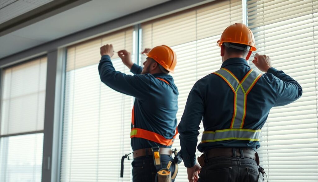 Commercial Blind Installation Commercial Blind Installation