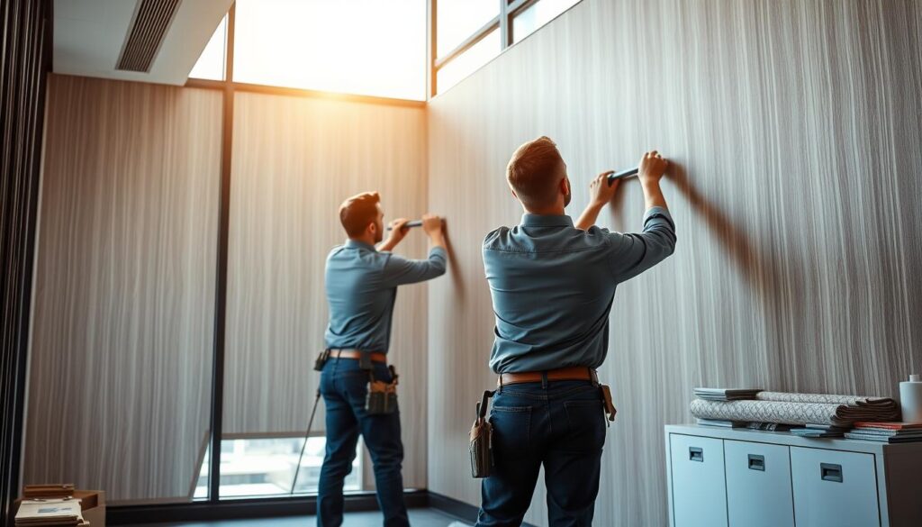 Commercial Wallpaper Installation Services Commercial Wallpaper Installation Services
