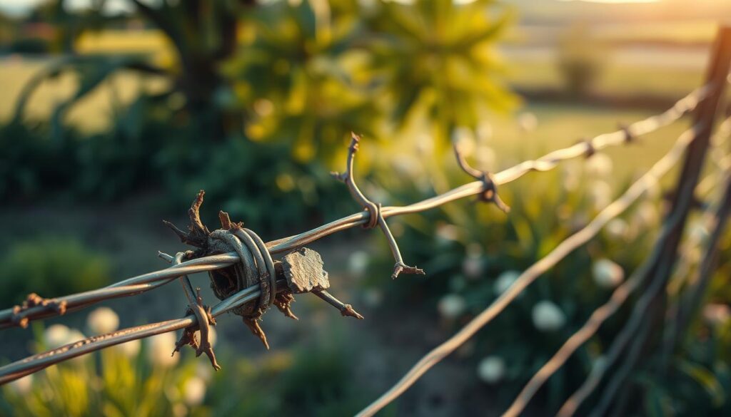 A detailed, close-up examination of a damaged wooden fence, meticulously captured with a high-resolution camera lens. The foreground showcases the worn, weathered planks, with cracks, missing sections, and areas in need of repair clearly visible. The middle ground offers a broader perspective, highlighting the overall structure and extent of the damage. In the background, a soft, natural setting provides a serene contrast, perhaps a lush garden or a peaceful countryside. Warm, natural lighting casts gentle shadows, emphasizing the texture and character of the fence. This comprehensive assessment aims to convey the necessary information to accurately estimate the costs and plan the required fence repair work. A detailed, close-up examination of a damaged wooden fence, meticulously captured with a high-resolution camera lens. The foreground showcases the worn, weathered planks, with cracks, missing sections, and areas in need of repair clearly visible. The middle ground offers a broader perspective, highlighting the overall structure and extent of the damage. In the background, a soft, natural setting provides a serene contrast, perhaps a lush garden or a peaceful countryside. Warm, natural lighting casts gentle shadows, emphasizing the texture and character of the fence. This comprehensive assessment aims to convey the necessary information to accurately estimate the costs and plan the required fence repair work.