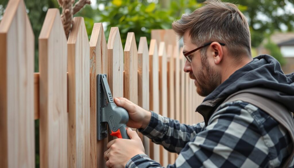 A detailed palisade fence repair price breakdown set against a warm, natural backdrop. The foreground showcases various fence components, their dimensions, and estimated repair costs, presented in a clear, informative layout. The middle ground depicts a well-maintained palisade fence section, capturing the texture and quality of the material. The background features a serene, sun-dappled landscape, reinforcing the subject's context within a South African setting. The overall composition aims to provide a visually engaging and technically accurate representation of palisade fence repair pricing, suitable for the article's informative purpose. A detailed palisade fence repair price breakdown set against a warm, natural backdrop. The foreground showcases various fence components, their dimensions, and estimated repair costs, presented in a clear, informative layout. The middle ground depicts a well-maintained palisade fence section, capturing the texture and quality of the material. The background features a serene, sun-dappled landscape, reinforcing the subject's context within a South African setting. The overall composition aims to provide a visually engaging and technically accurate representation of palisade fence repair pricing, suitable for the article's informative purpose.