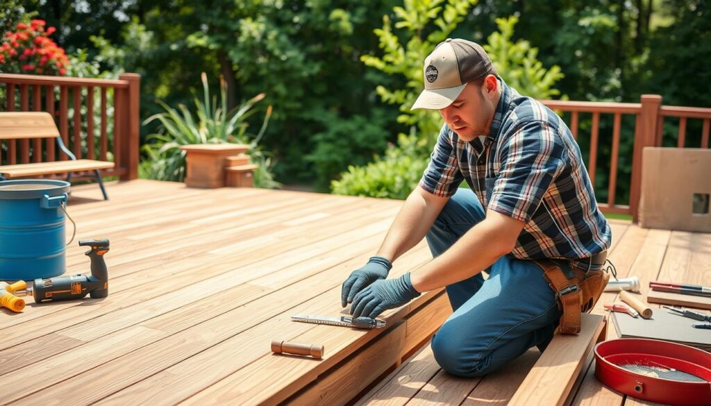A well-lit, detailed illustration depicting the key factors influencing the cost of Rhino wood decking installation. In the foreground, various decking materials and accessories are showcased, highlighting their impact on overall pricing. In the middle ground, construction workers are shown performing different installation tasks, emphasizing labor costs. The background features a modern urban landscape with Rhino wood decking installations, providing context for the specific geographic region. The image conveys a sense of professionalism, attention to detail, and a focus on the practical considerations that affect the final cost of a Rhino wood decking project. A well-lit, detailed illustration depicting the key factors influencing the cost of Rhino wood decking installation. In the foreground, various decking materials and accessories are showcased, highlighting their impact on overall pricing. In the middle ground, construction workers are shown performing different installation tasks, emphasizing labor costs. The background features a modern urban landscape with Rhino wood decking installations, providing context for the specific geographic region. The image conveys a sense of professionalism, attention to detail, and a focus on the practical considerations that affect the final cost of a Rhino wood decking project.