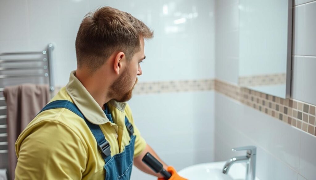 Detailed breakdown of residential bathroom cleaning costs: a neatly organized infographic showcasing various cleaning tasks and their associated prices. Crisp, realistic rendering with a clean, minimalist aesthetic. Soft directional lighting accentuates the textures of tiles, fixtures, and cleaning supplies. Camera angle provides a slightly elevated, bird's-eye view to clearly display the cost breakdown elements. Muted color palette with shades of gray, blue, and white to maintain a professional, informative tone. Conveys a sense of utility and practicality to help homeowners understand and budget for their bathroom cleaning needs. Detailed breakdown of residential bathroom cleaning costs: a neatly organized infographic showcasing various cleaning tasks and their associated prices. Crisp, realistic rendering with a clean, minimalist aesthetic. Soft directional lighting accentuates the textures of tiles, fixtures, and cleaning supplies. Camera angle provides a slightly elevated, bird's-eye view to clearly display the cost breakdown elements. Muted color palette with shades of gray, blue, and white to maintain a professional, informative tone. Conveys a sense of utility and practicality to help homeowners understand and budget for their bathroom cleaning needs.