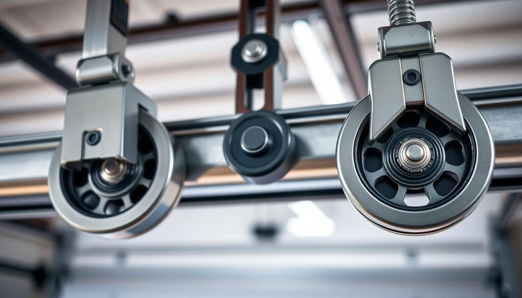 Garage door rollers wheels and pulleys Garage door rollers wheels and pulleys